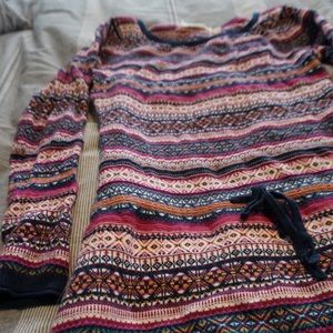 Colorful Tribal Sweaterdress